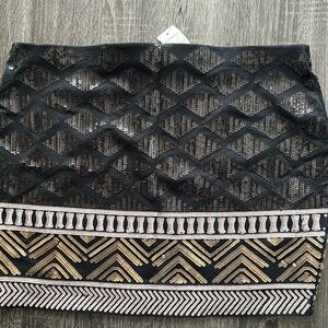 Sequined multi colored short skirt, new with tags